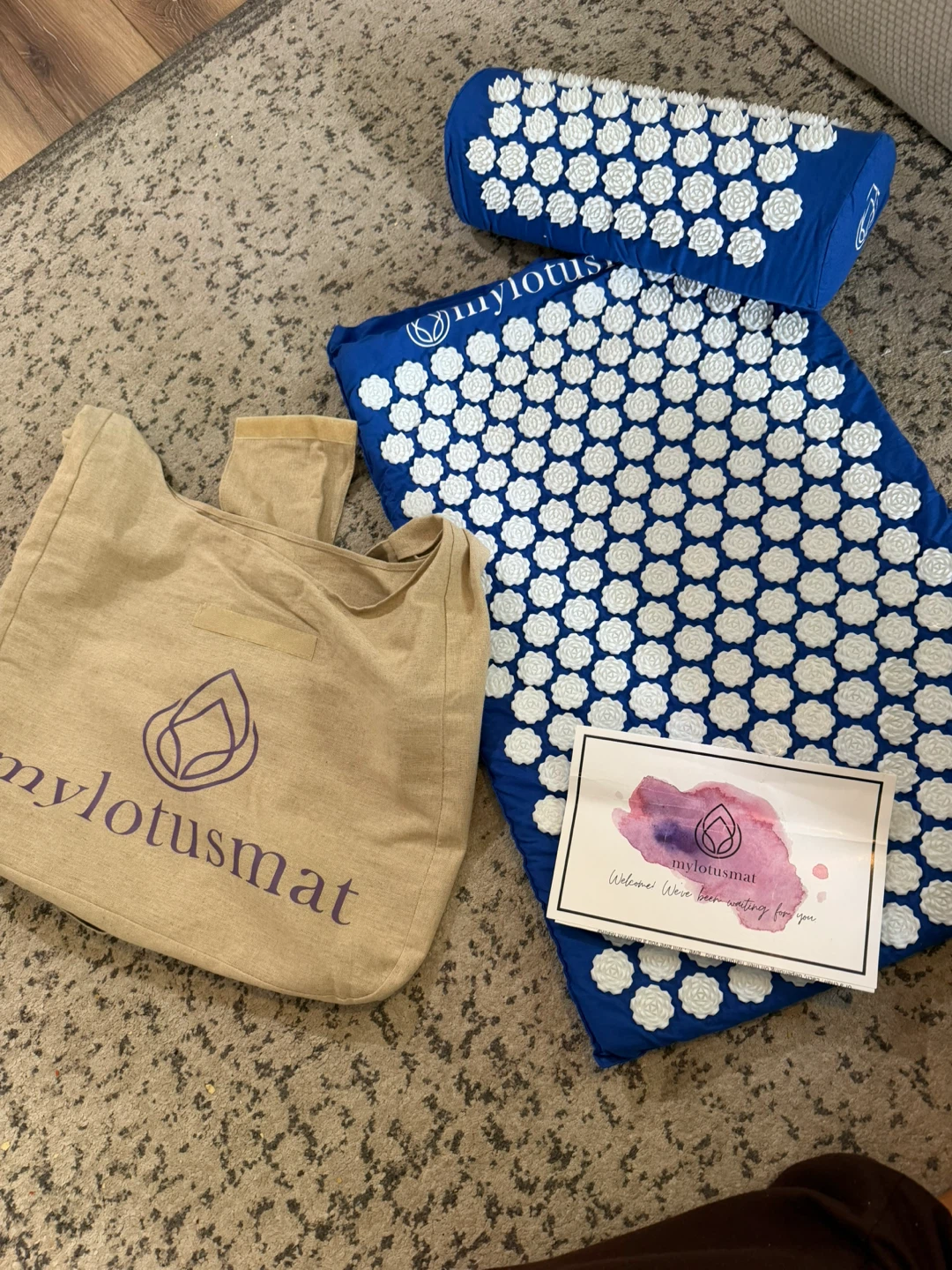 My lotus mat