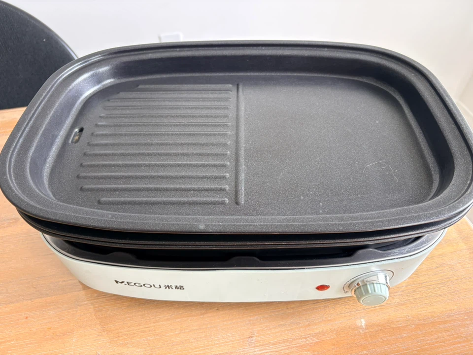 MEGOU Electric Multi-Cooker with bbq grill, pancake, soup pan - photo 3