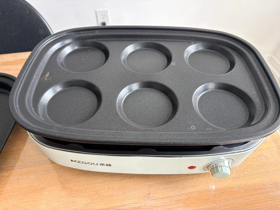 MEGOU Electric Multi-Cooker with bbq grill, pancake, soup pan - photo 4
