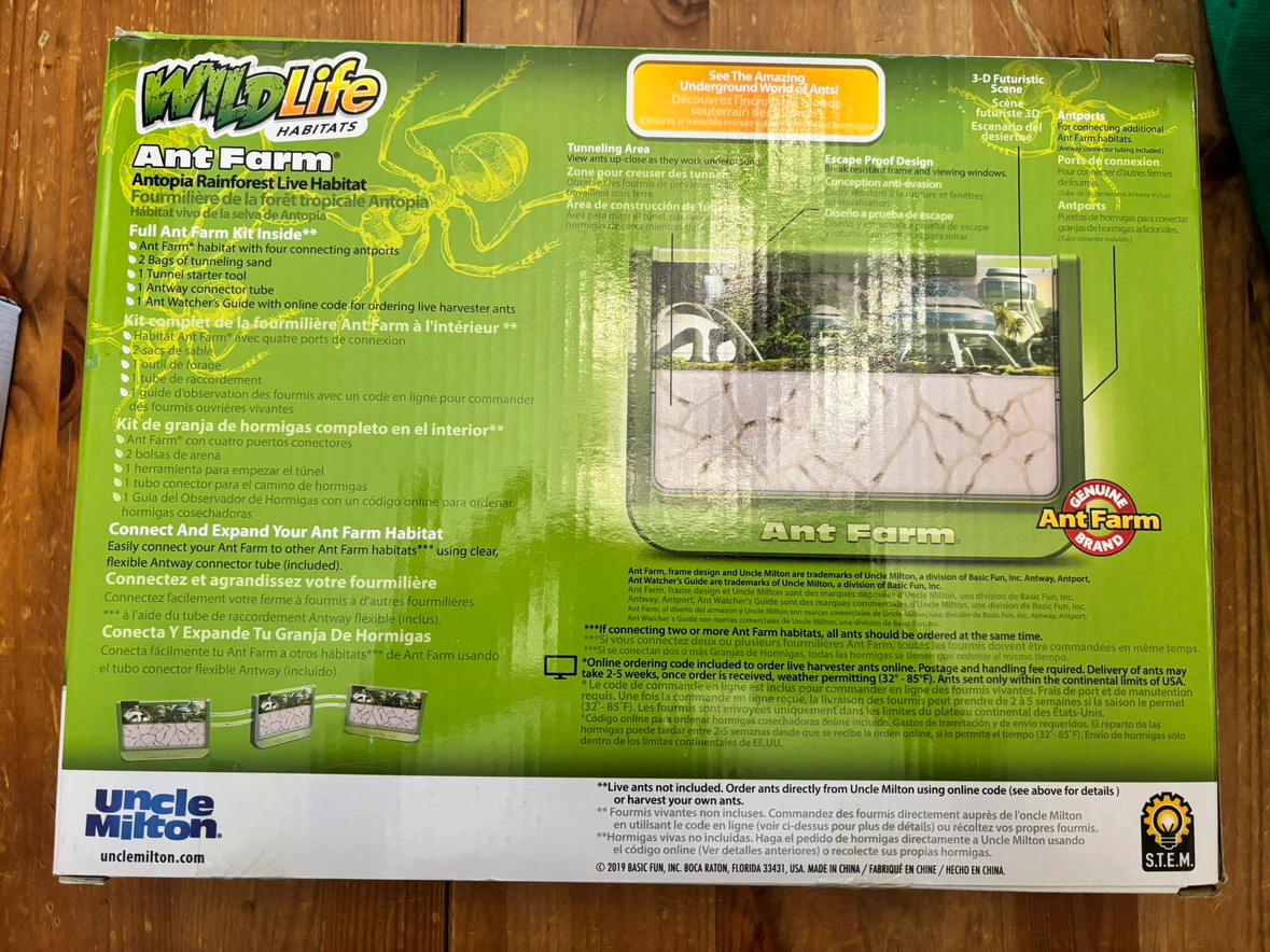Uncle Milton Ant Farm Antopia Rainforest Habitat - photo 2