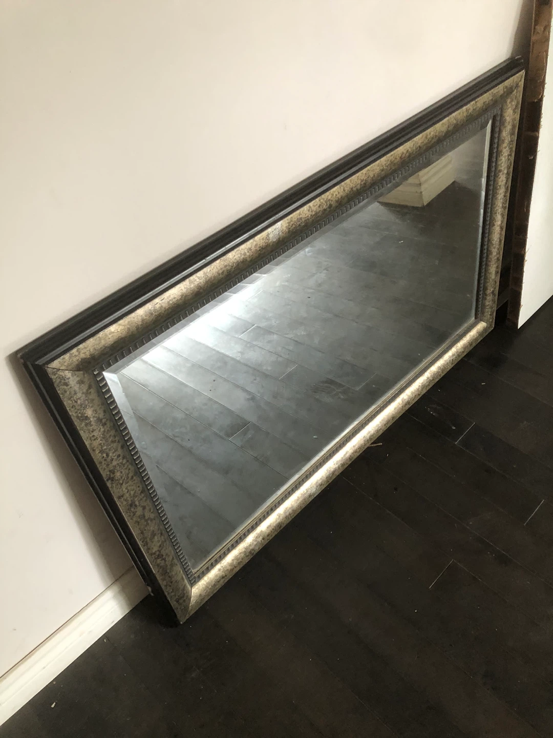 Large Antique-Style Wall Mirror