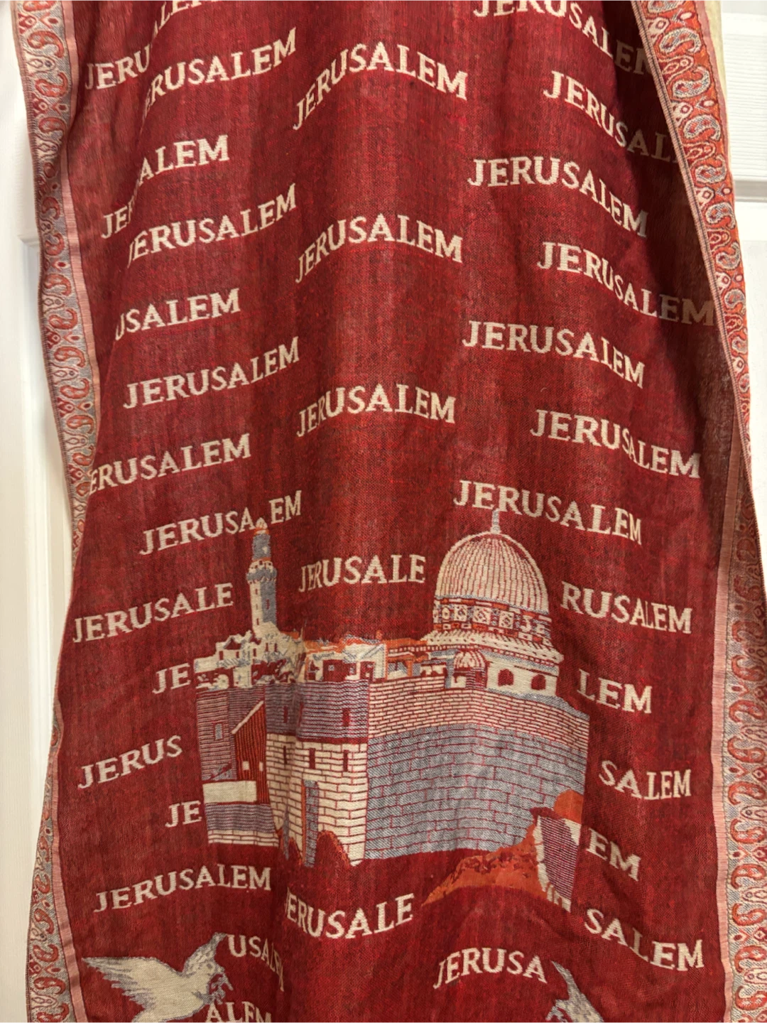 Jerusalem Pattern 100% cashmere