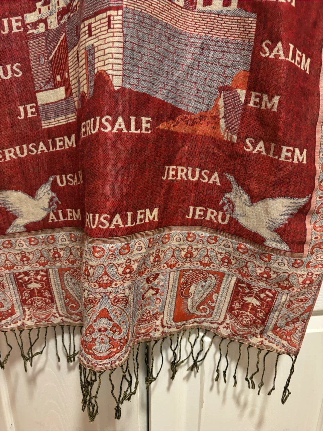 Jerusalem Pattern 100% cashmere - photo 2