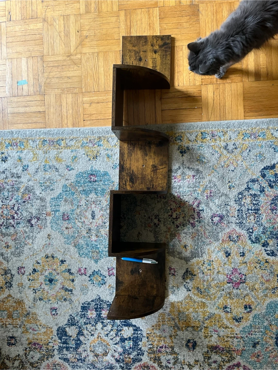 Floating corner shelf - photo 2