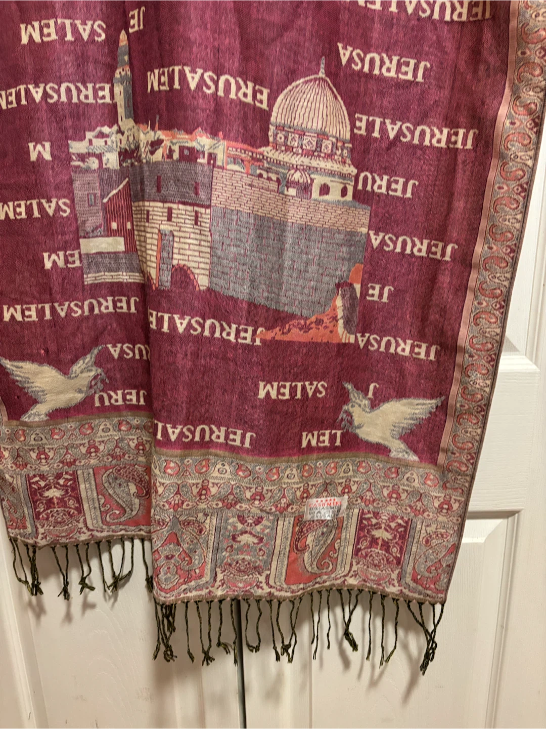 Jerusalem Print shawl. 100% cashmere - photo 2