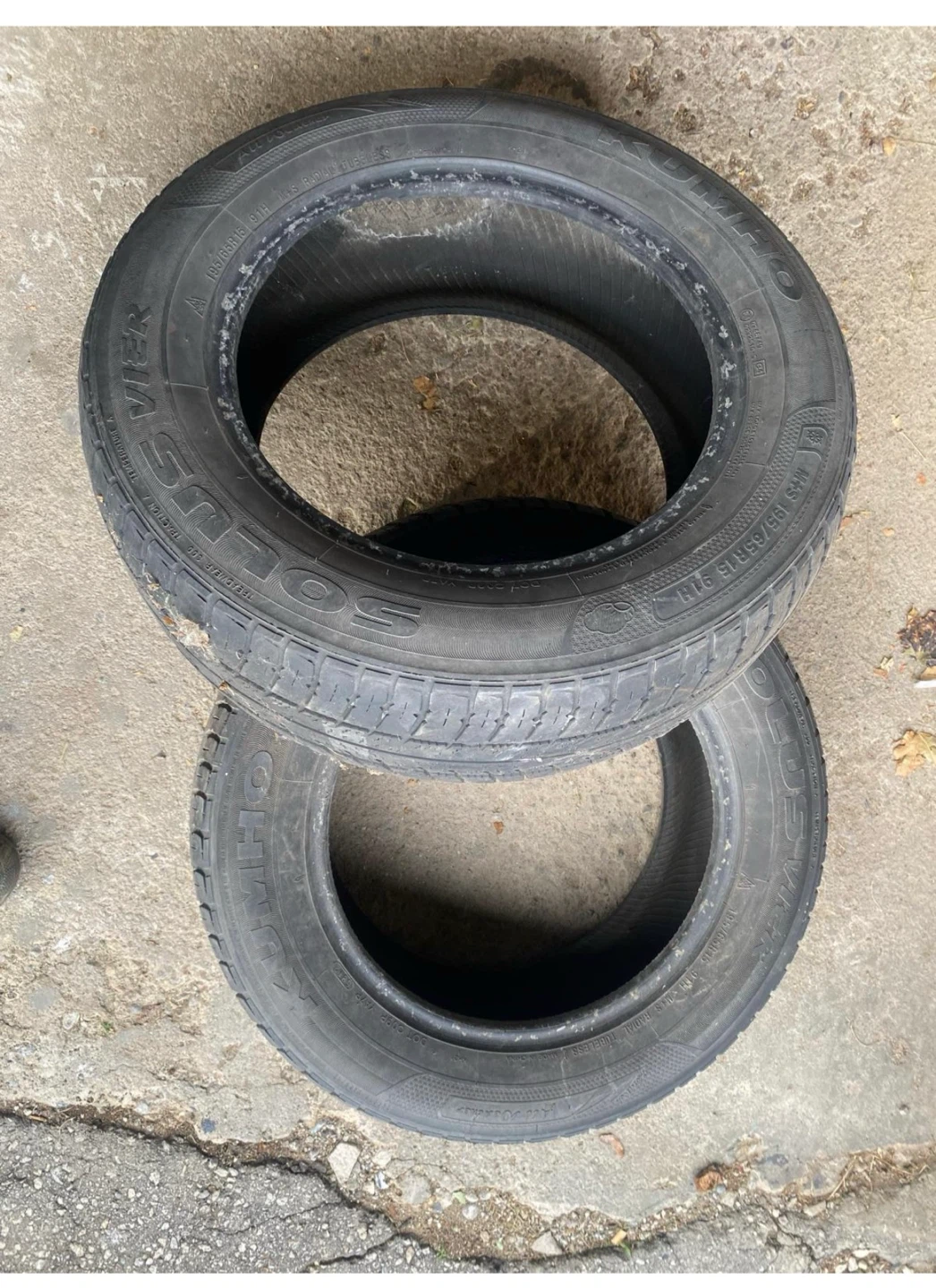 4 Kumho Solus VIER 195/65R15 Tires - photo 3