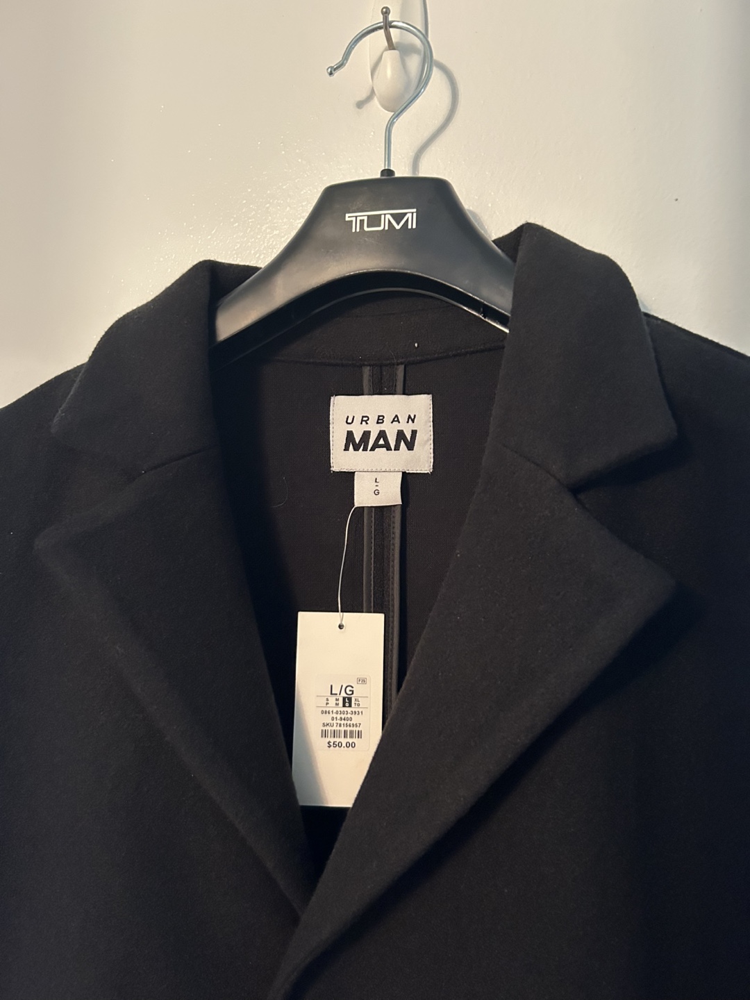 Black Fall Coat/Jacket – Size L | Loose Fit - photo 4