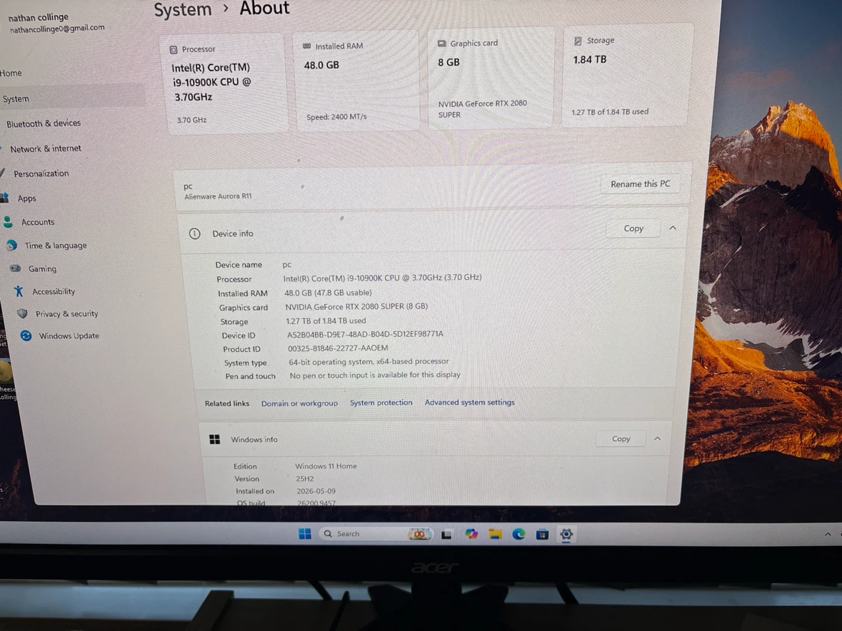 Alienware Aurora R11 Gaming Desktop - photo 3