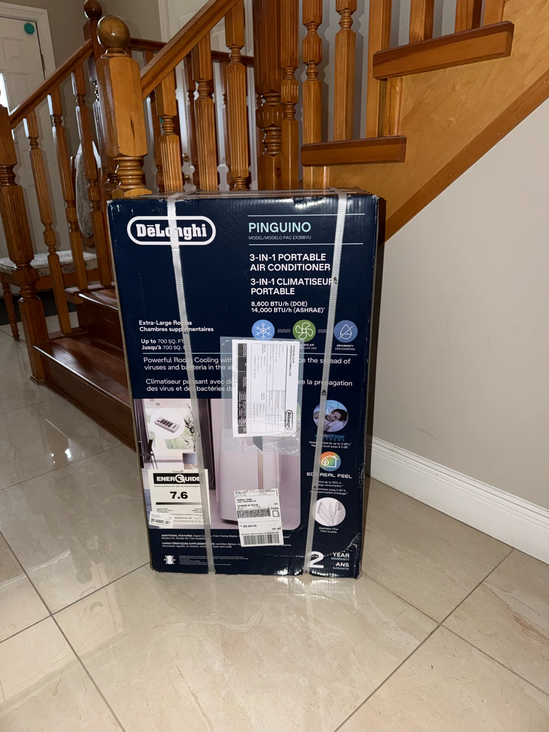 DeLonghi Pinguino 3-in-1 Portable Air Conditioner