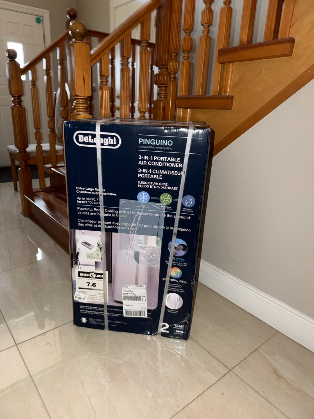 DeLonghi Pinguino 3-in-1 Portable Air Conditioner - photo 4