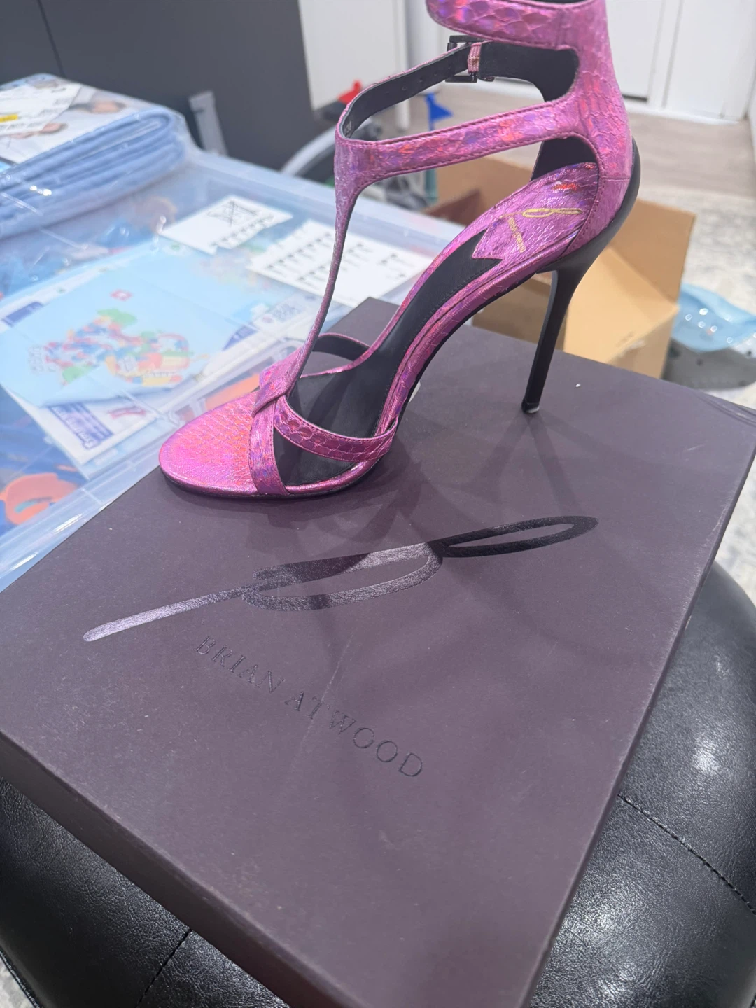 Brian Atwood heels  – Brand New – Size 7.5 - photo 2