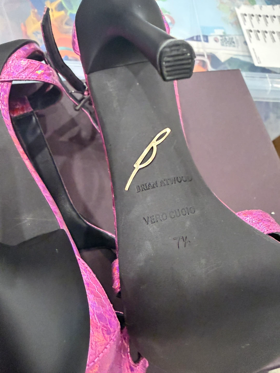 Brian Atwood heels  – Brand New – Size 7.5 - photo 3