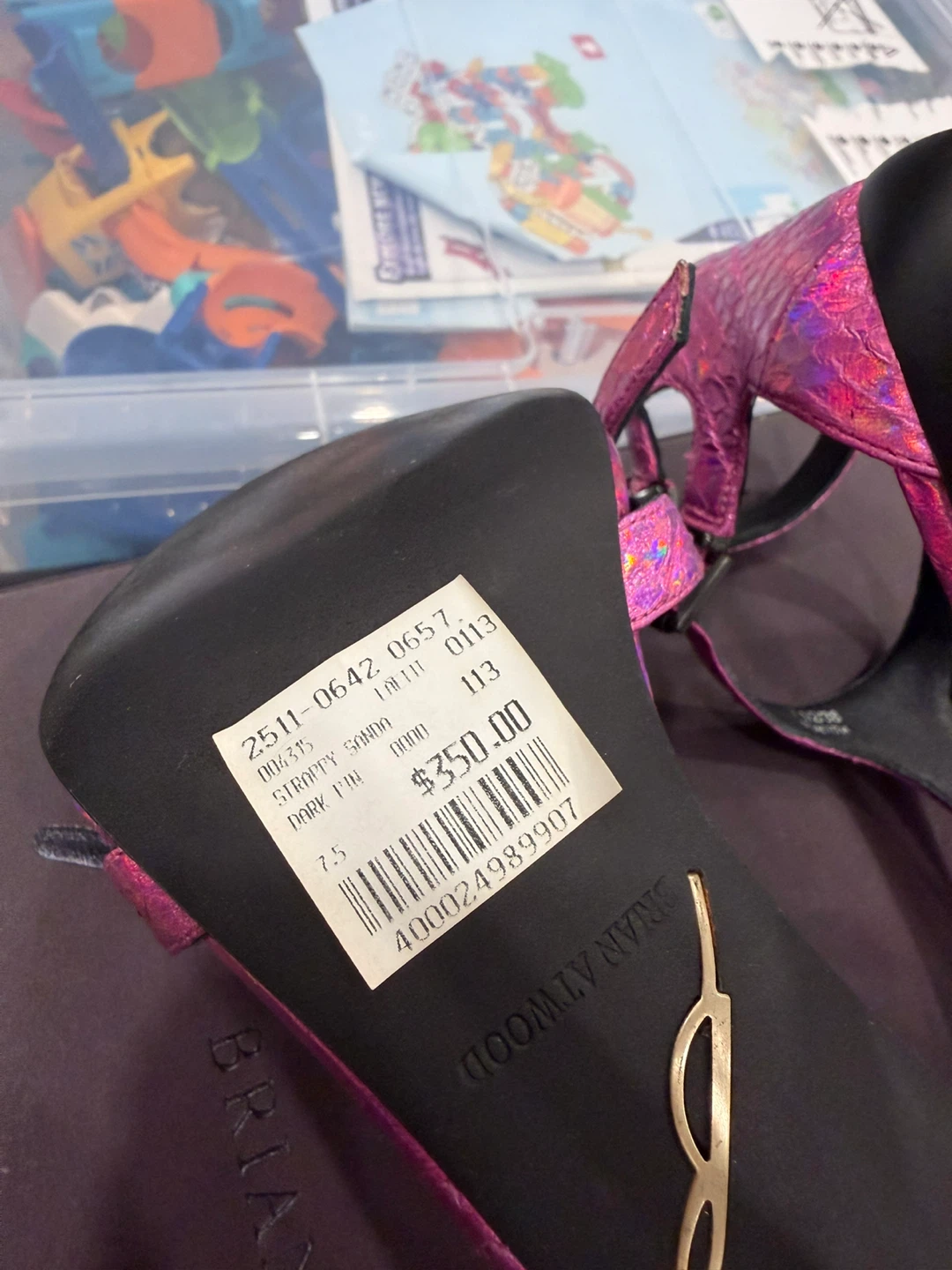 Brian Atwood heels  – Brand New – Size 7.5 - photo 4