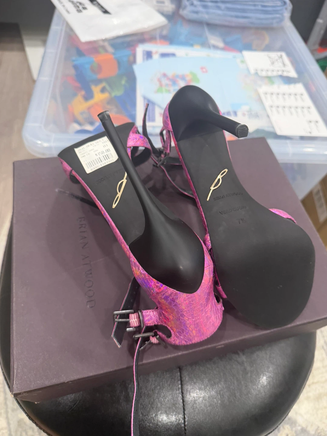 Brian Atwood heels  – Brand New – Size 7.5 - photo 5