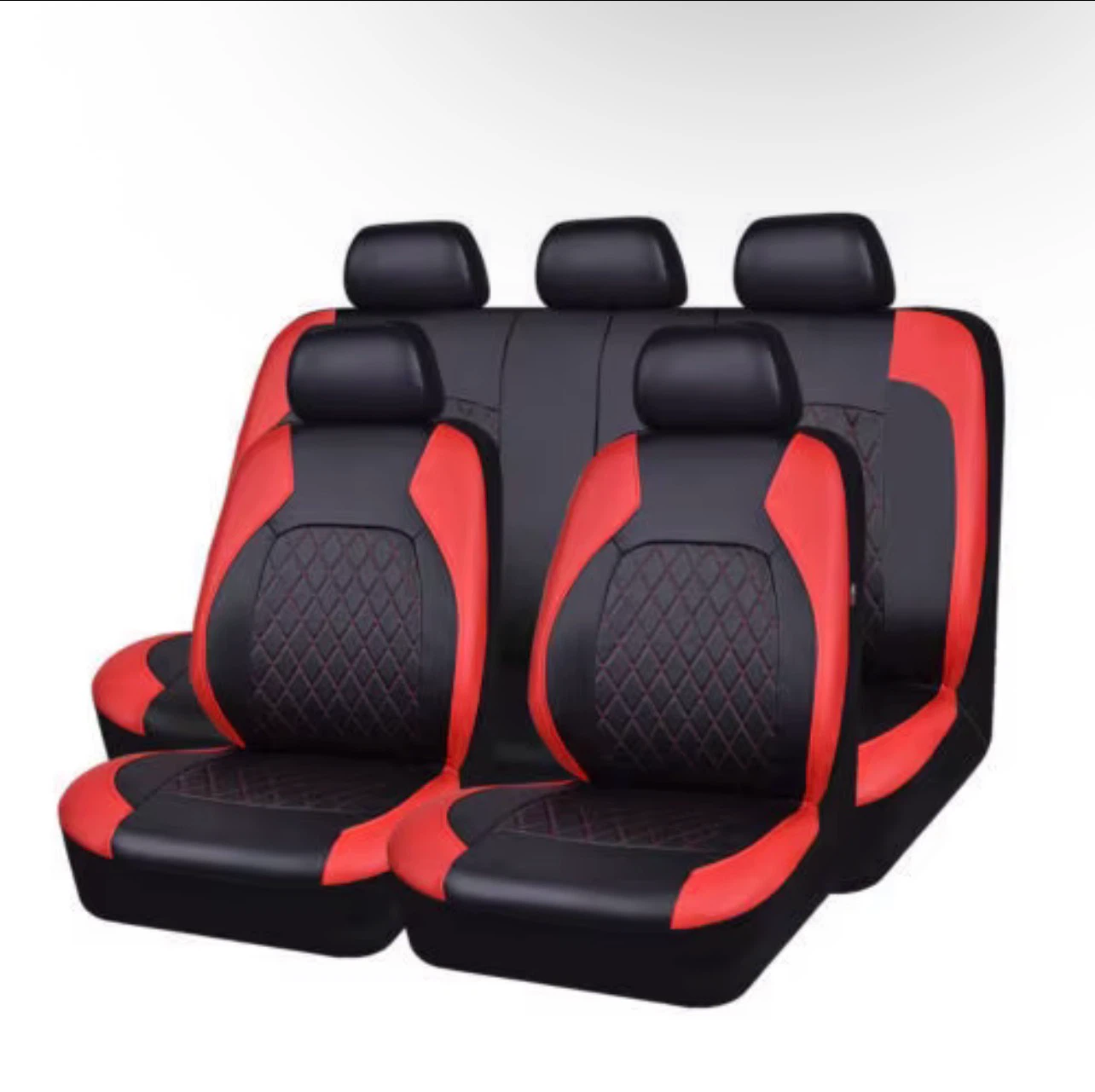 Universal Diamond Pattern Car Seat Cover Set - photo 2