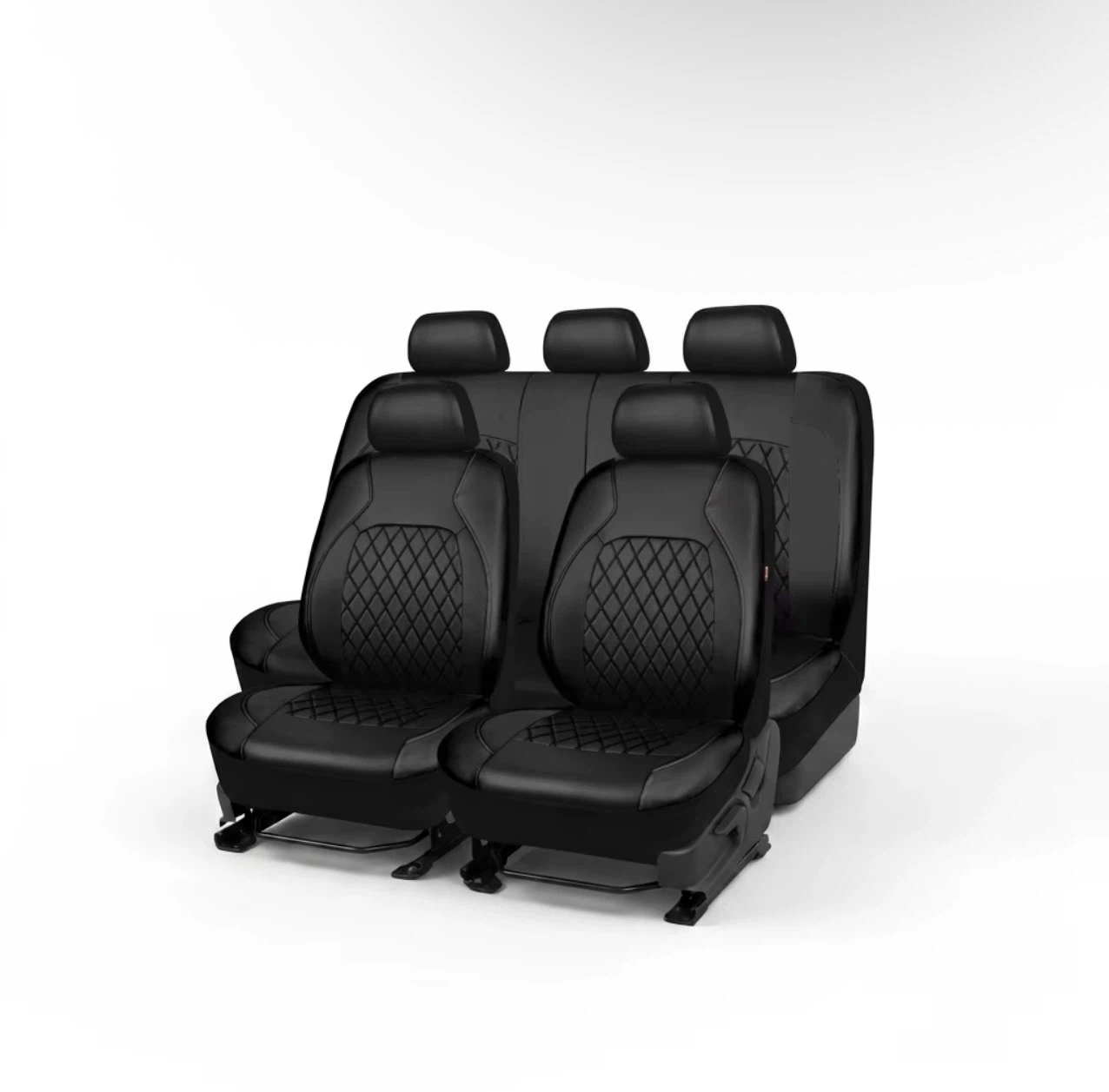 Universal Diamond Pattern Car Seat Cover Set - photo 3