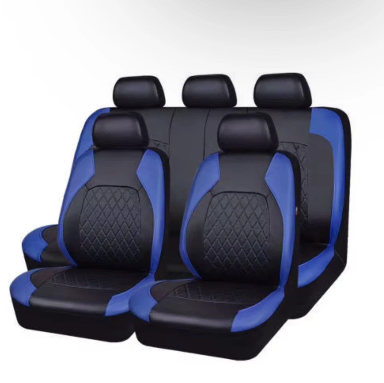 Universal Diamond Pattern Car Seat Cover Set - photo 4