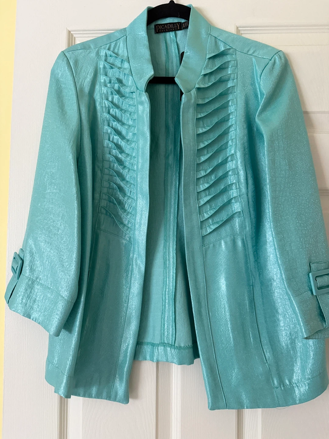 Picadilly Fashions Turquoise Jacket 🏈