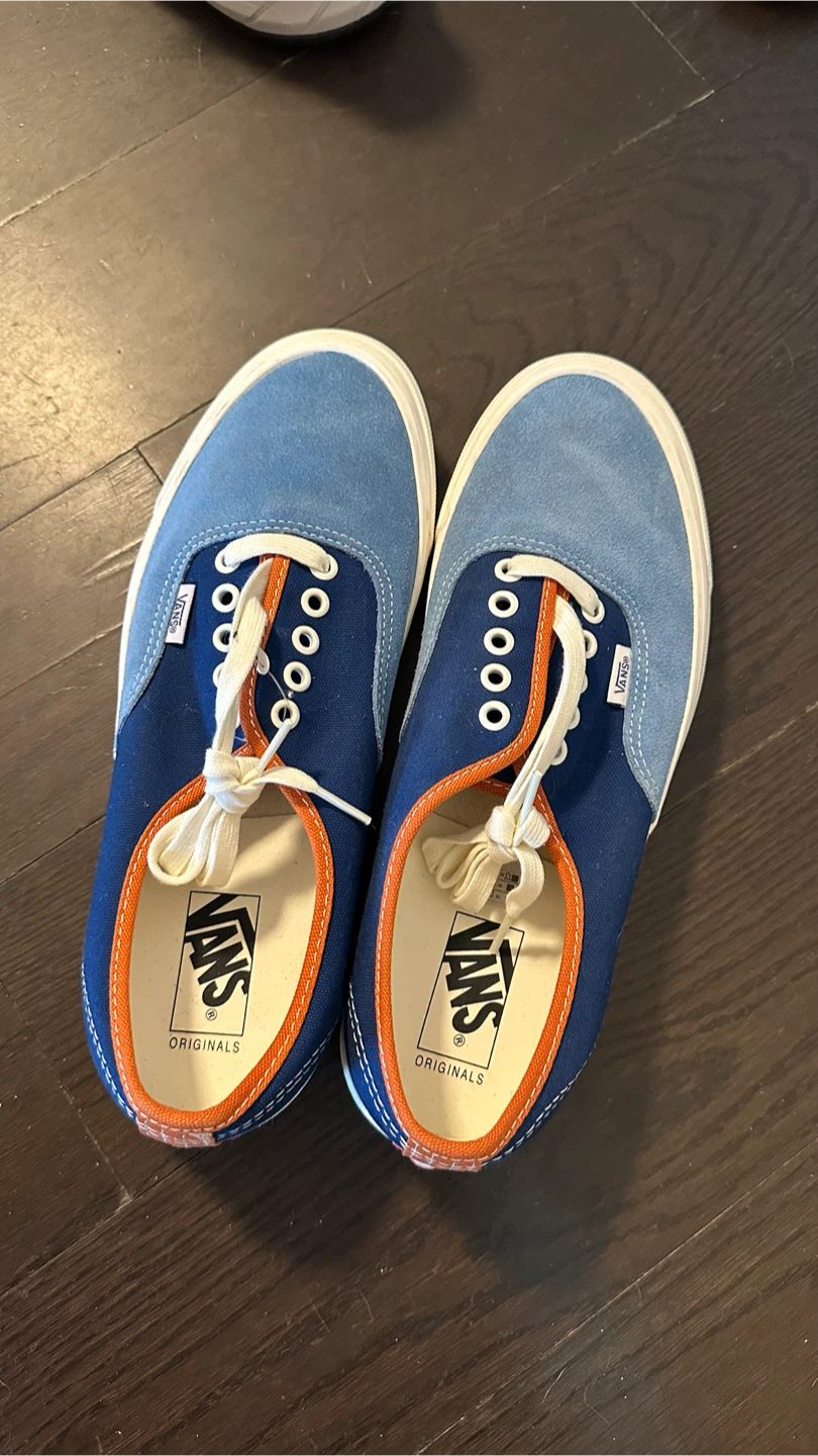 Vans Originals Shoes Blue and Orange - photo 3