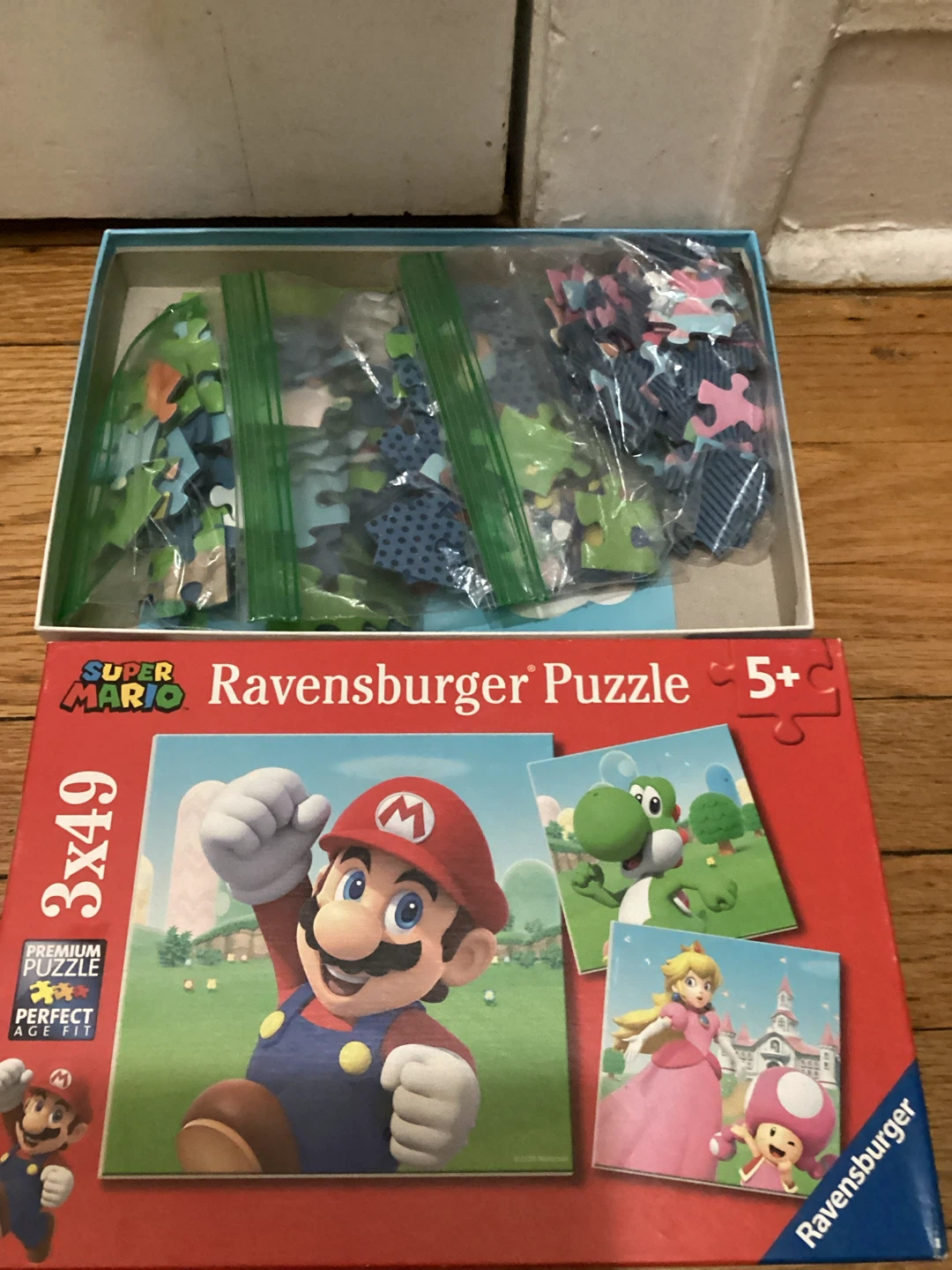 🏈 Ravensburger Super Mario 3x49 Piece Puzzle