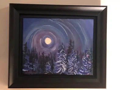 Art- Original art- oil painting, 8x10, by Calgary artist, framed