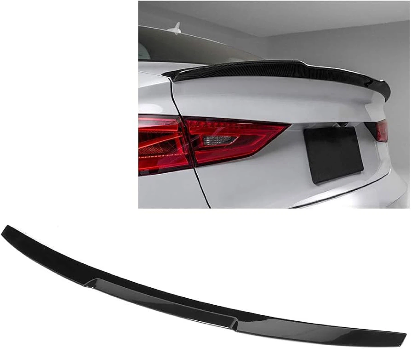 KHK Universal Rear Gloss Black Spoiler - new - photo 3