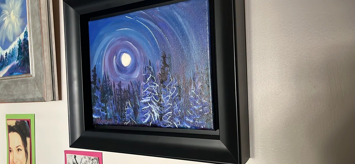 Art- Original art- oil painting, 8x10, by Calgary artist, framed - photo 2