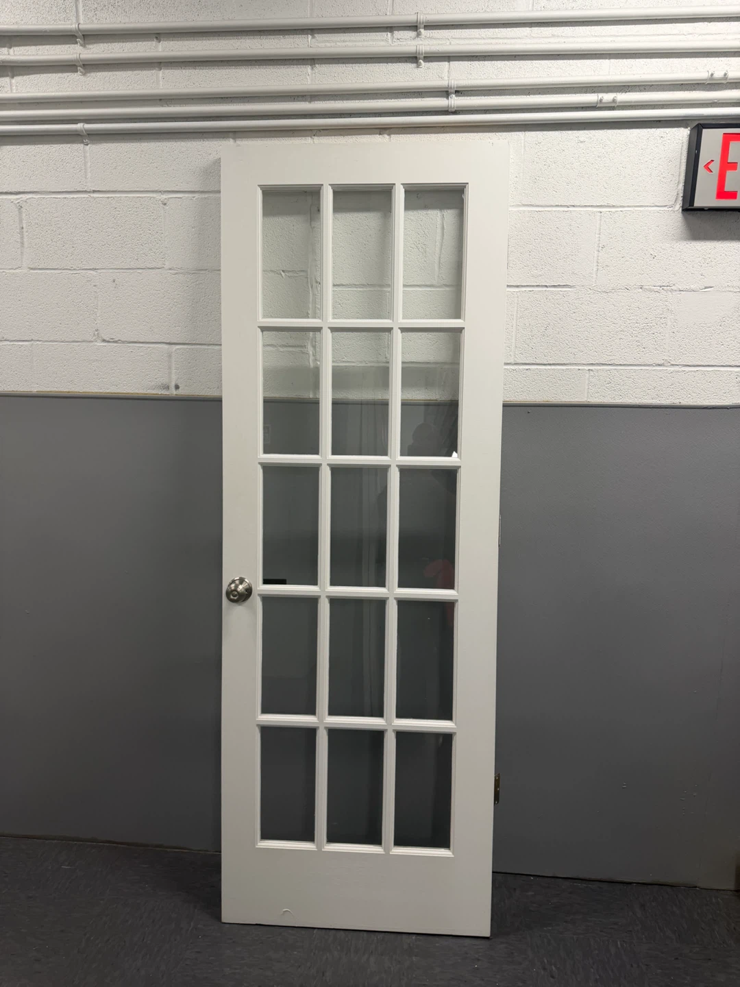 Set of two white French doors - photo 5