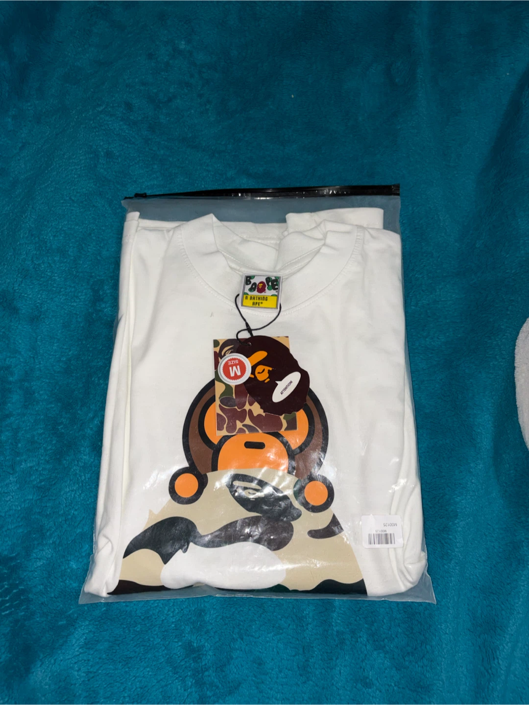 Bathing Ape mini milo T-Shirt White Medium