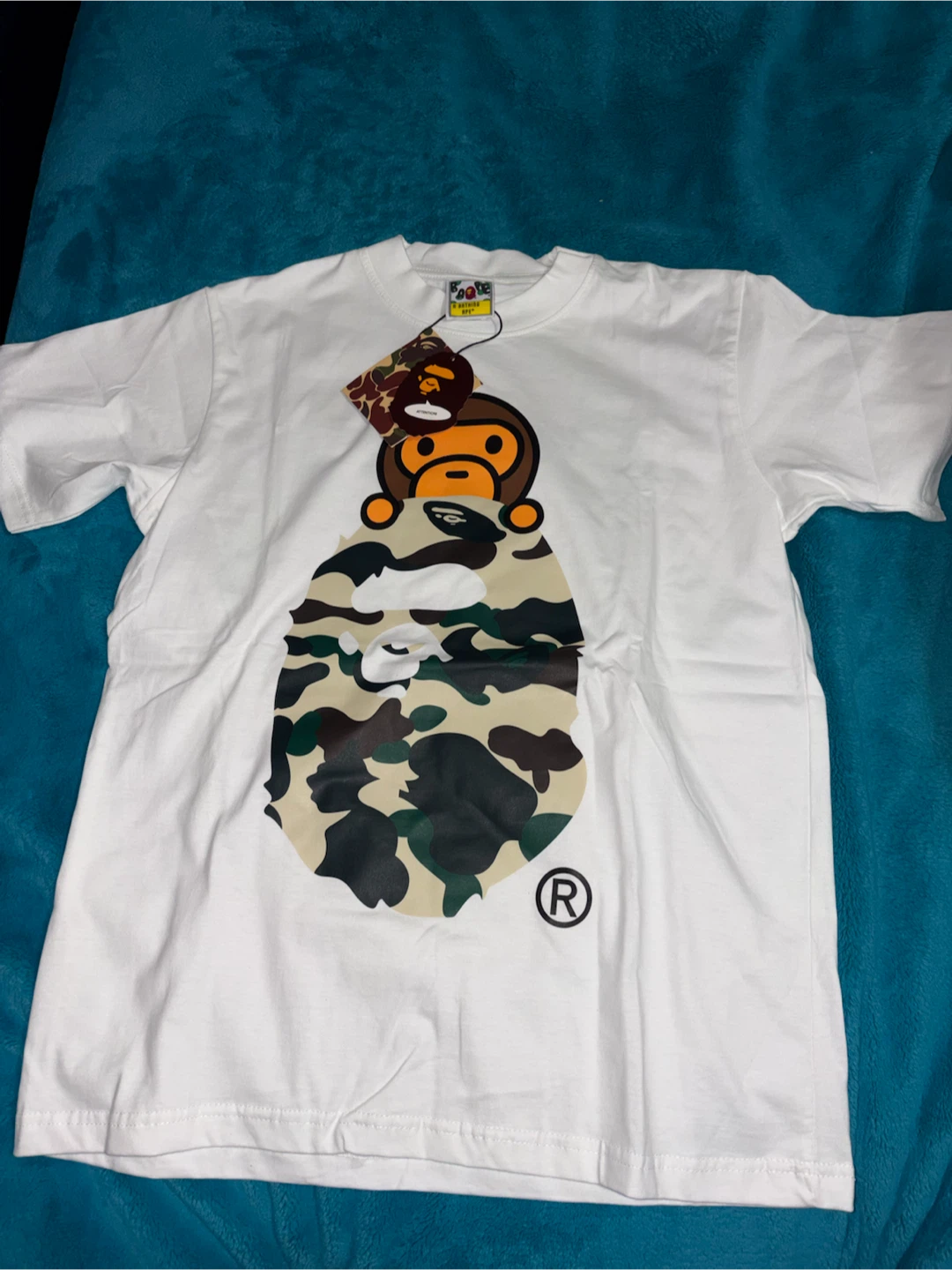 Bathing Ape mini milo T-Shirt White Medium - photo 2
