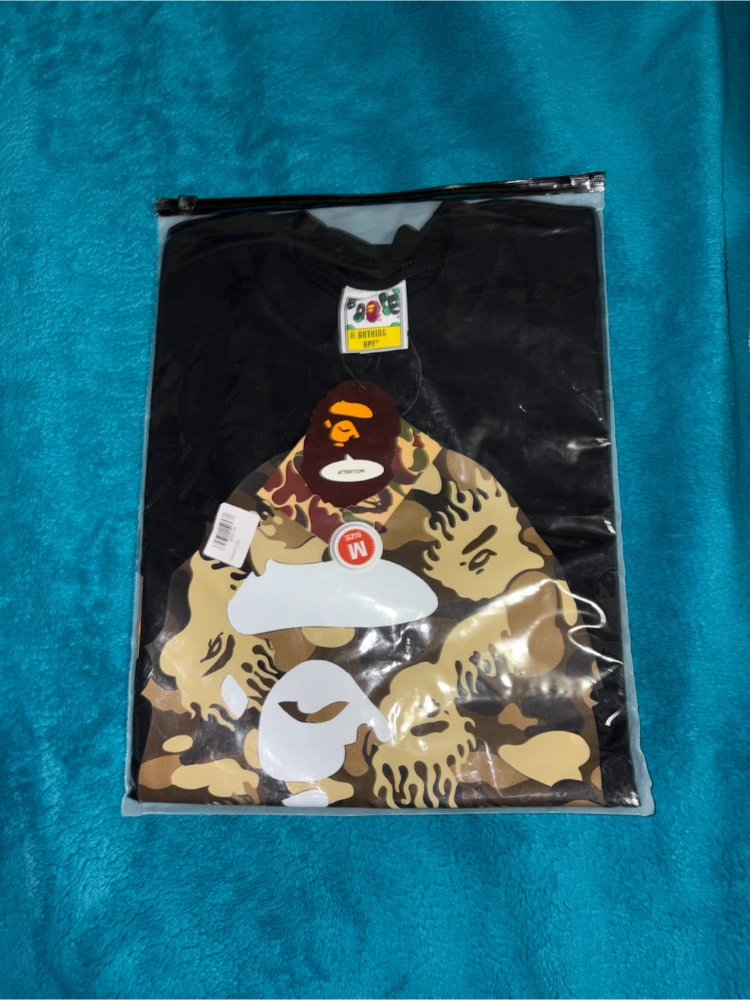 Bathing Ape Fire Logo T-Shirt Medium