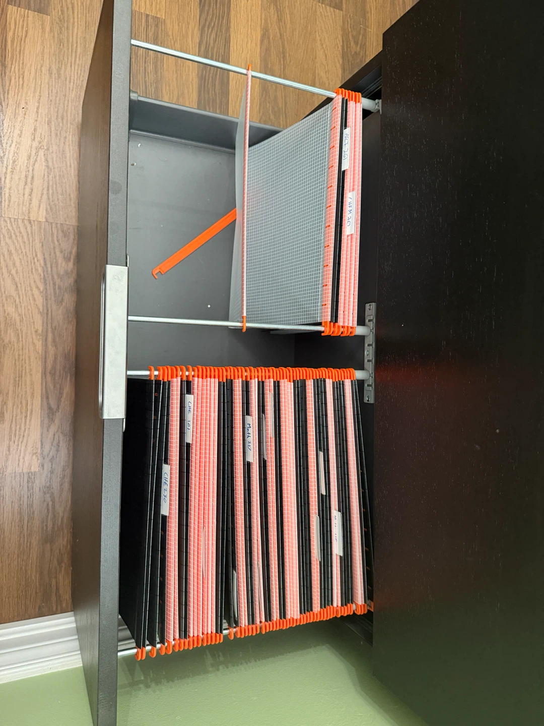Black IKEA 2-Drawer Filing Cabinet (PIN code lock) - photo 2