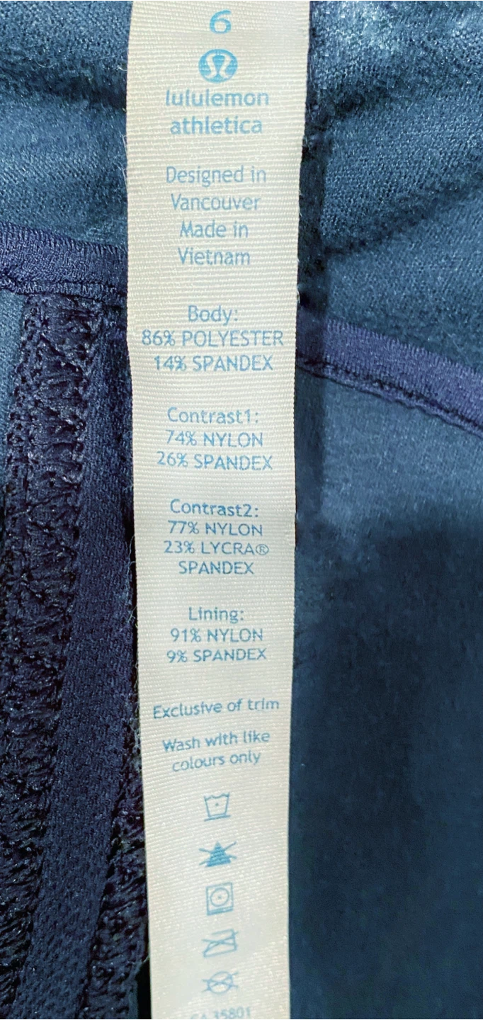 ⭐️NEW lululemon navy blue patterned jacket with removable hood - photo 5