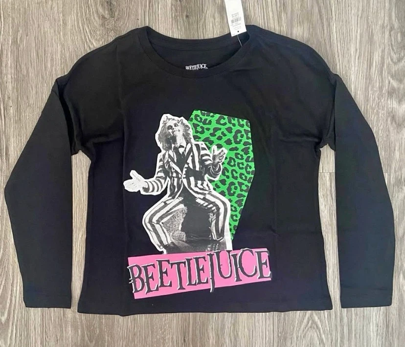 🏈 NWT: Old Navy BEETLEJUICE Kids L (10-12 yrs)