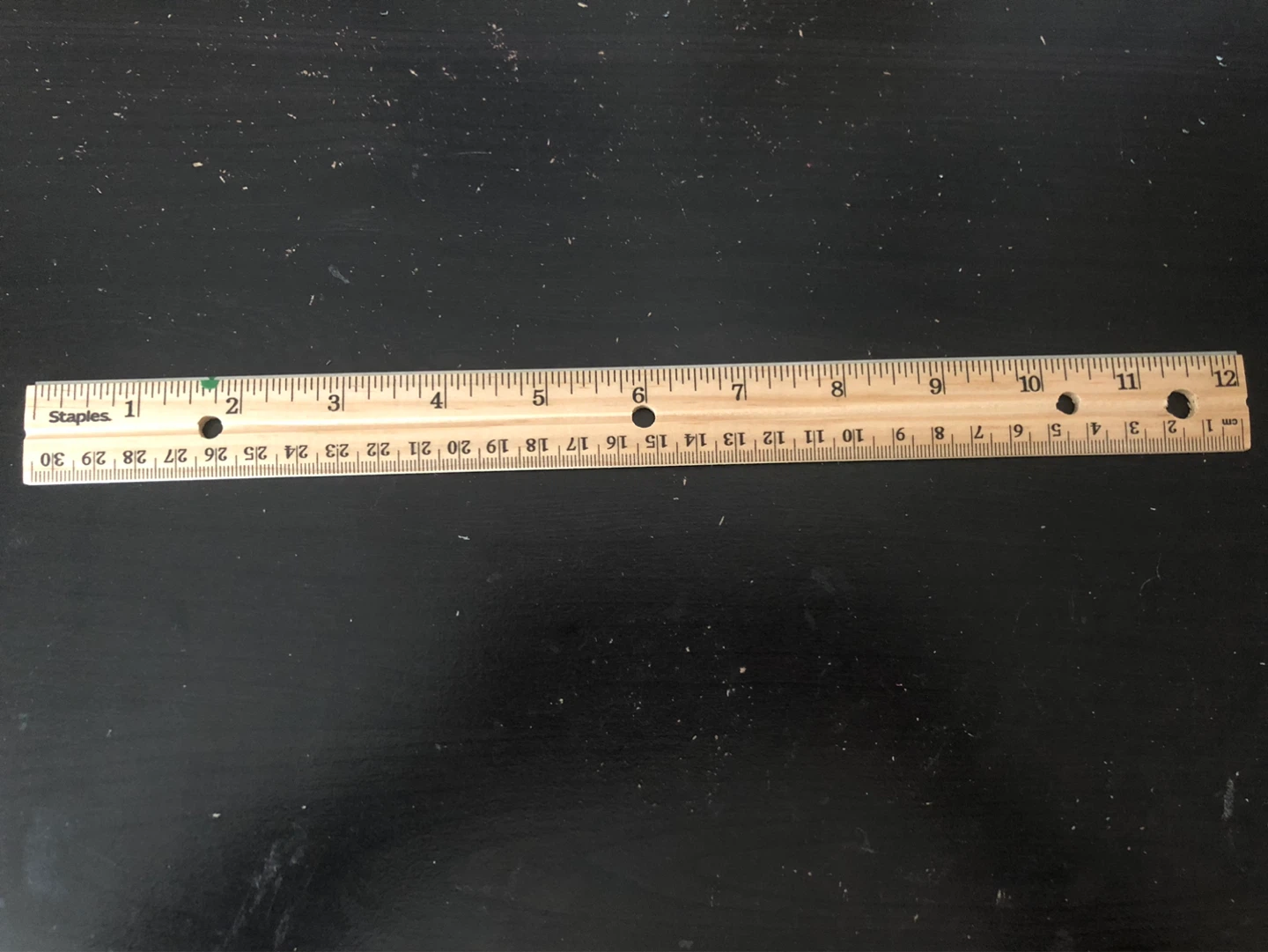 🏈12-inch Wooden Ruler