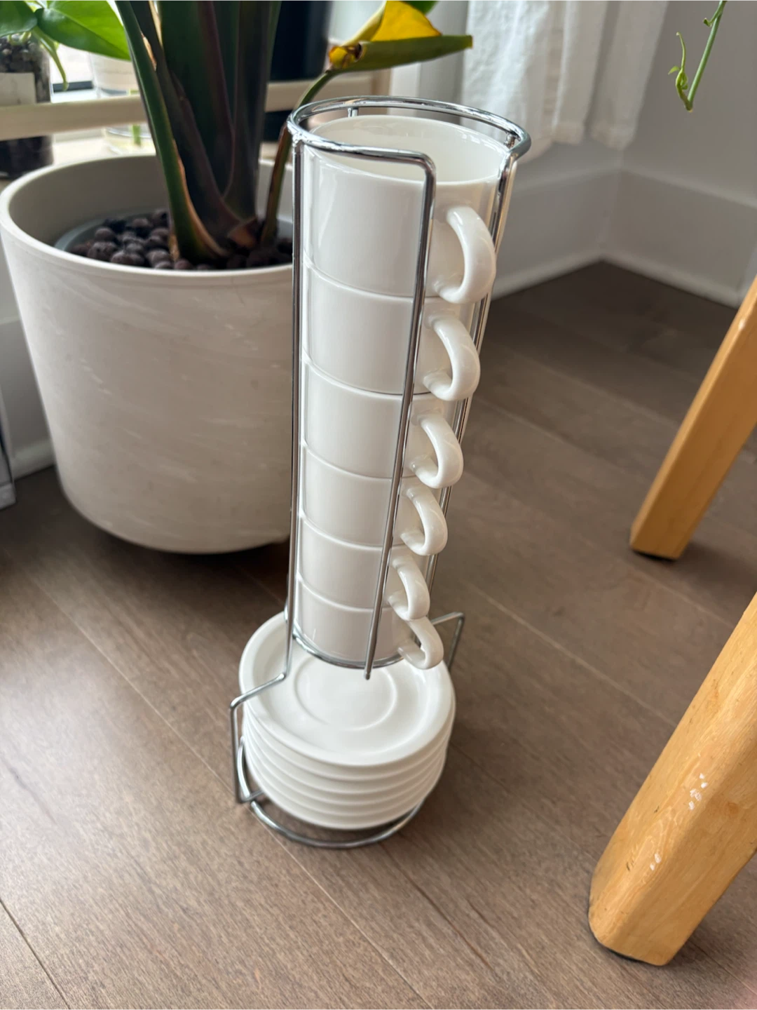 Stackable Espresso Cups with Stand 🏈