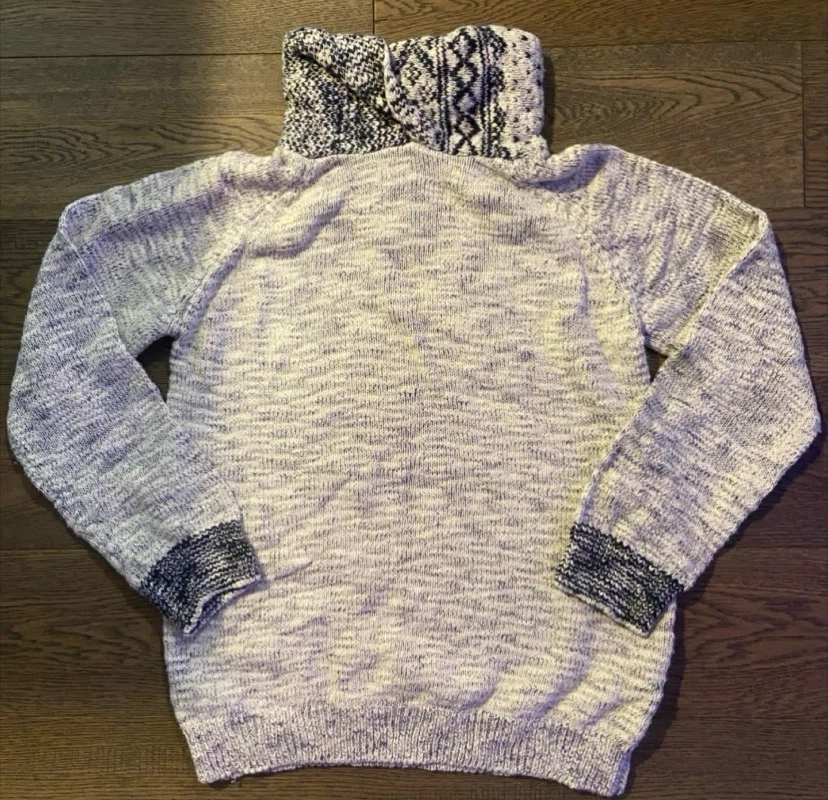 🏈 EUC Boys Winter Zara Knit Reindeer Sweater Size 8 🏈 - photo 2