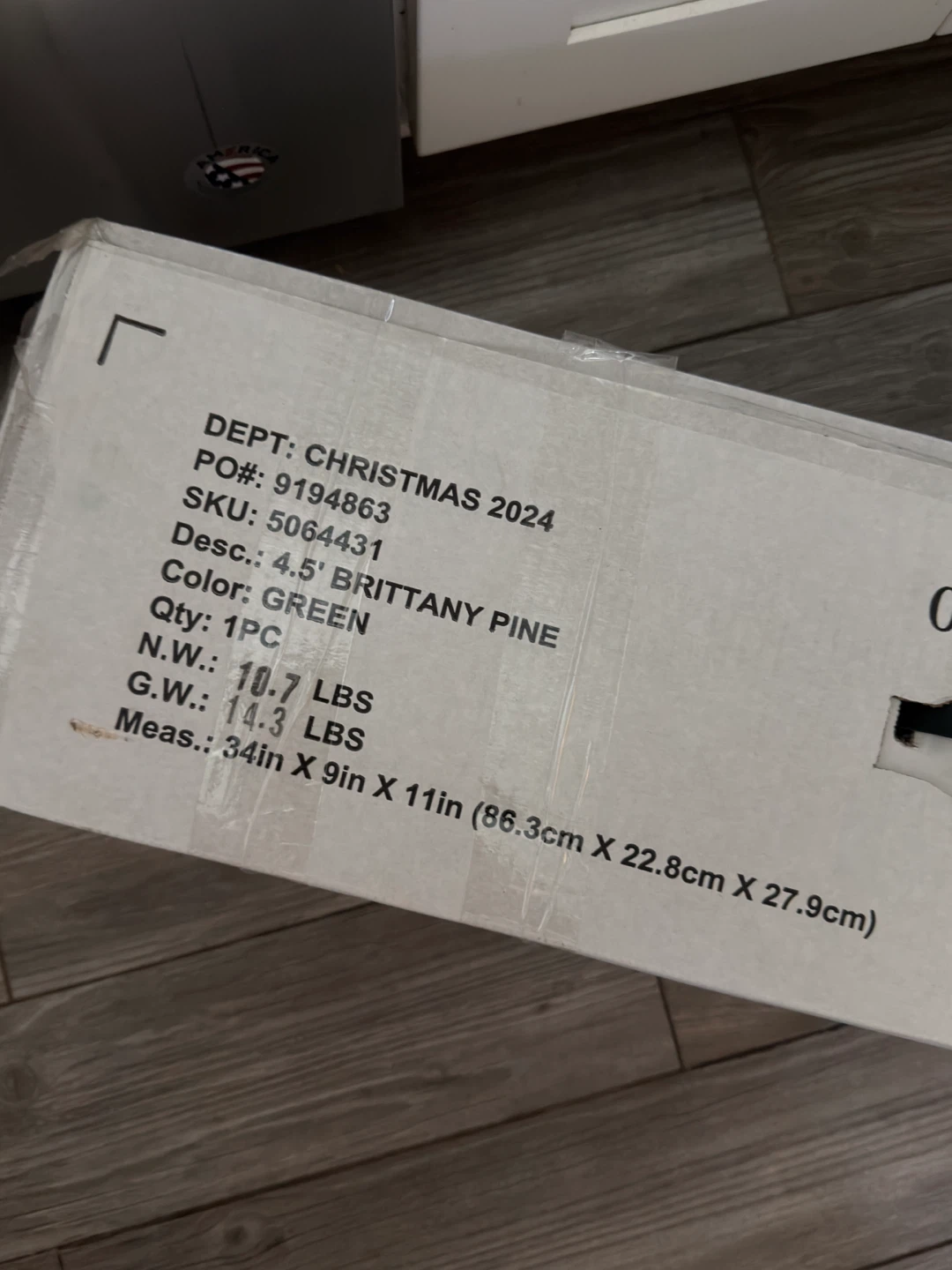 4.5ft Brittany Pine Pre-lit Christmas Tree - photo 2