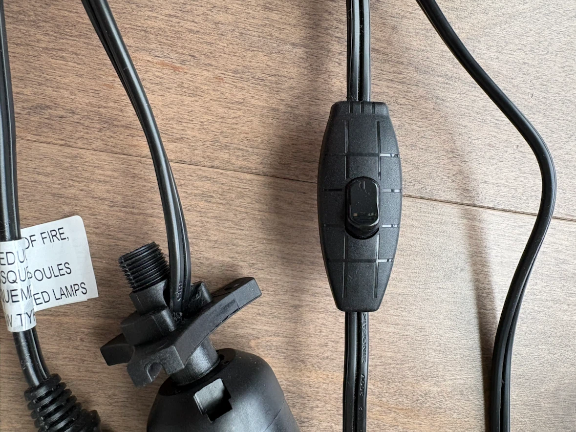 Black Lamp Cord with switch 🏈 - photo 3
