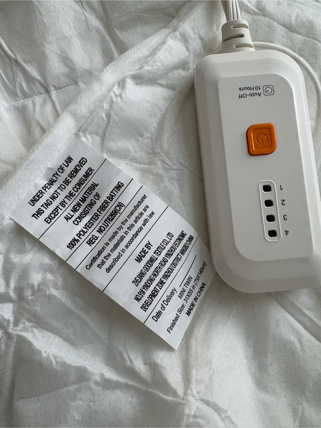 Heated Mattress Pad - Mini Twin 🏈 - photo 2