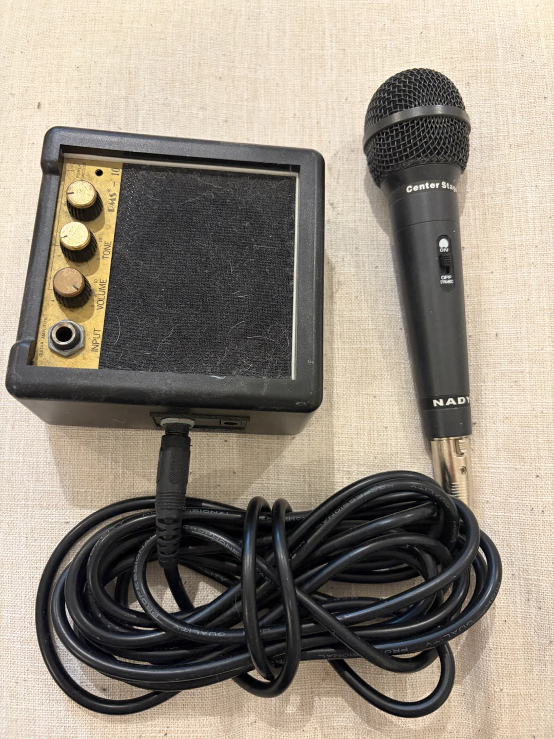Nady Center Stage Microphone and Mini Amplifier