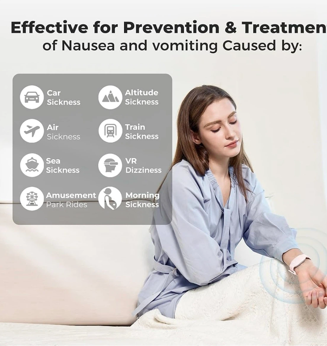 EmeTerm Anti-Nausea Wristband - photo 3