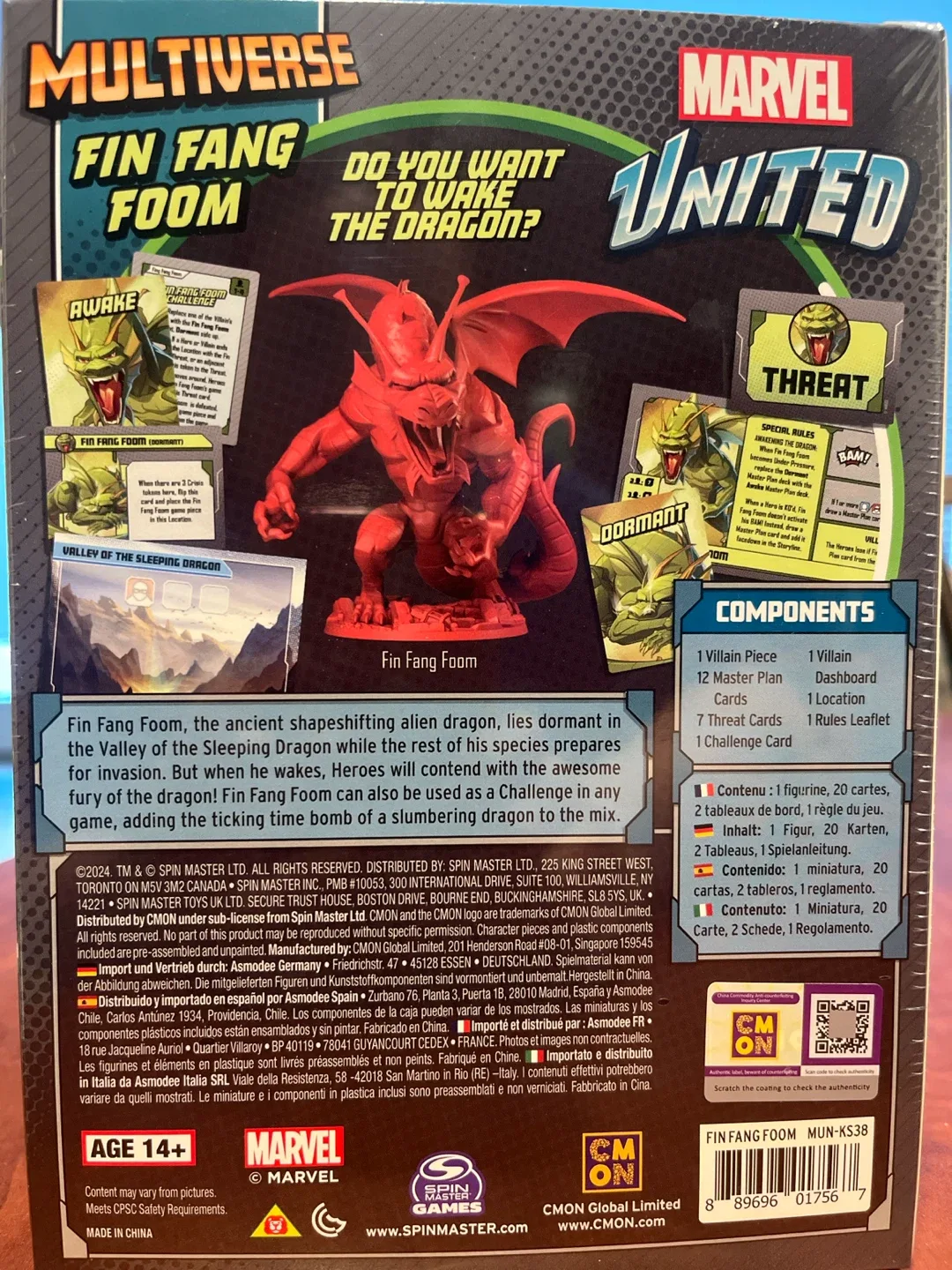 Marvel United Multiverse Fin Fang Foom Expansion - photo 2