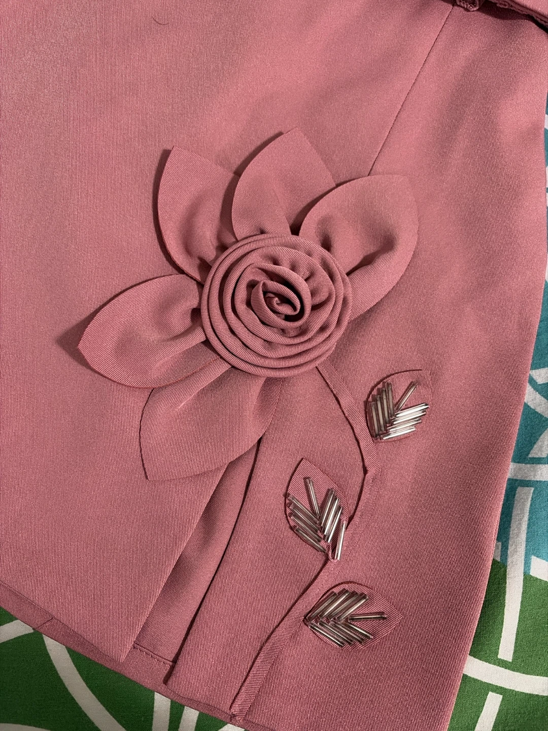 Pink floral two-piece set - photo 2