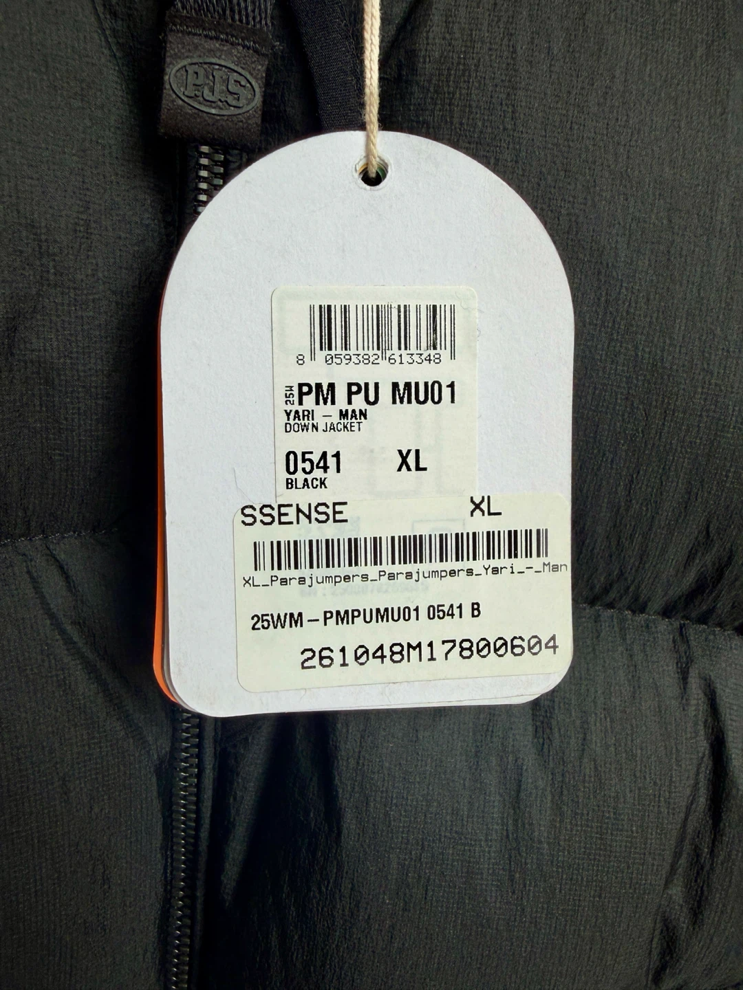 Brand New Black Parajumpers Yari Down Jacket Black XL - photo 5