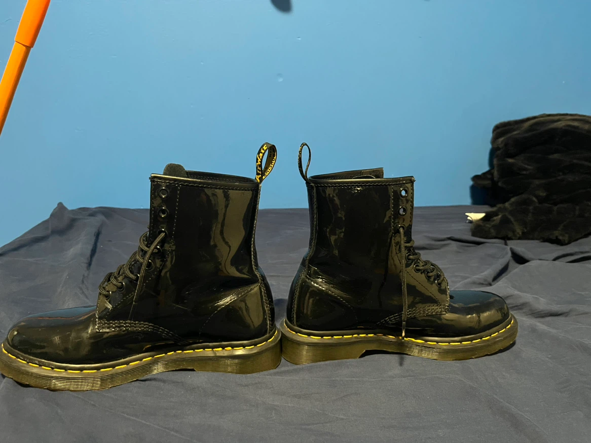 Dr. Martens 1460W Patent Boots Black - photo 3