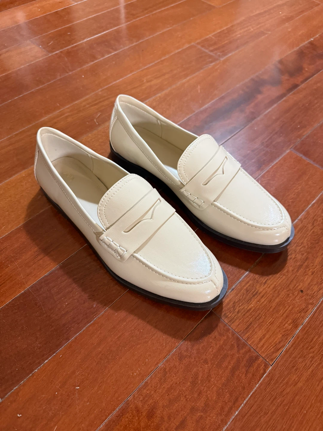 Zara Cream Loafers