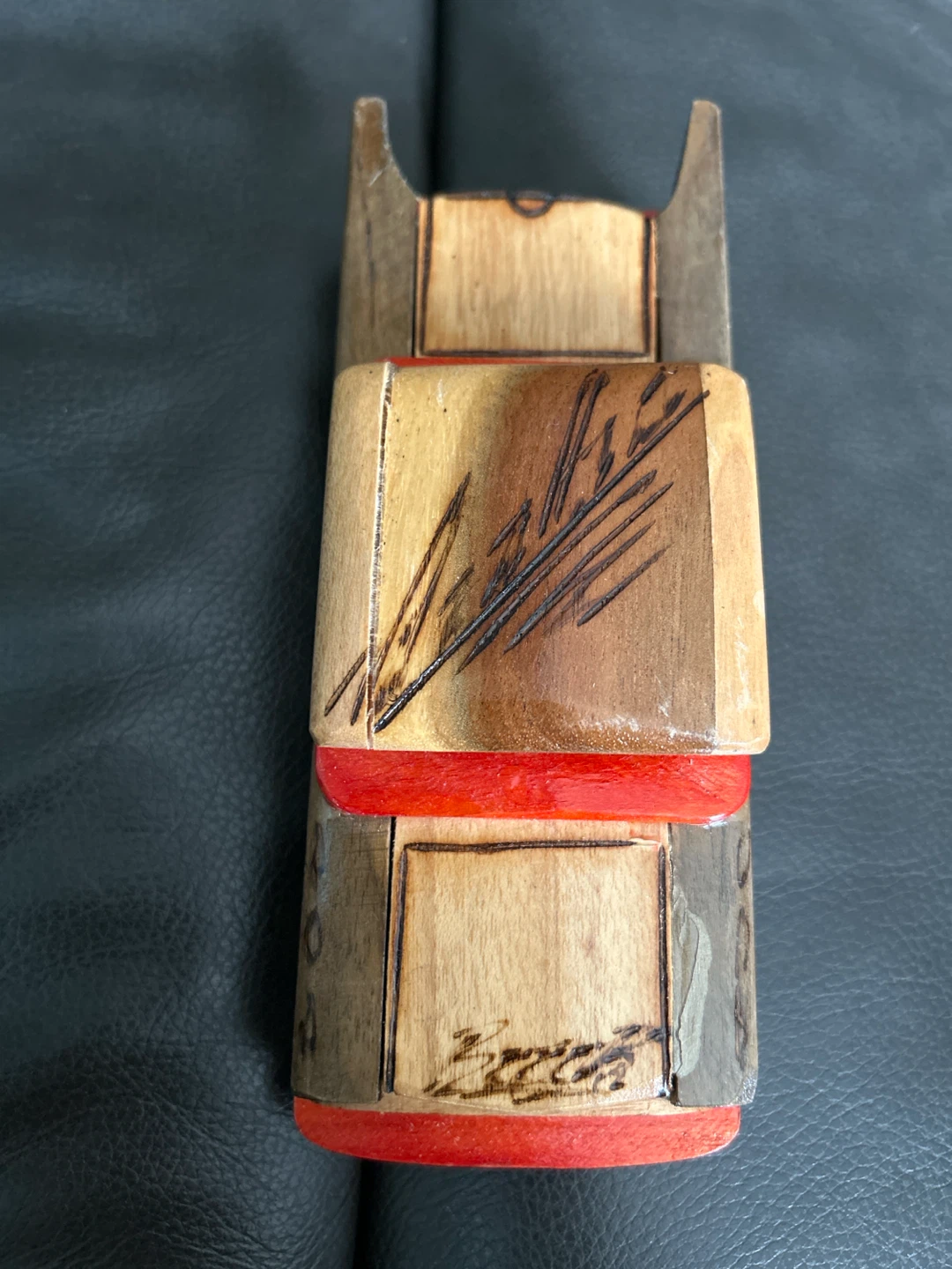Handcrafted Wooden Toy Truck - photo 3