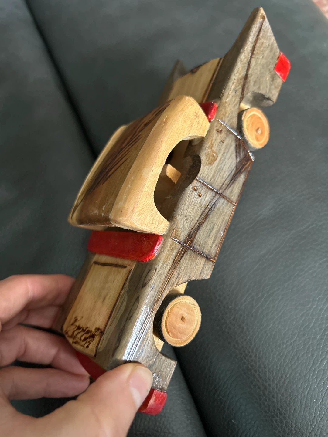 Handcrafted Wooden Toy Truck - photo 4