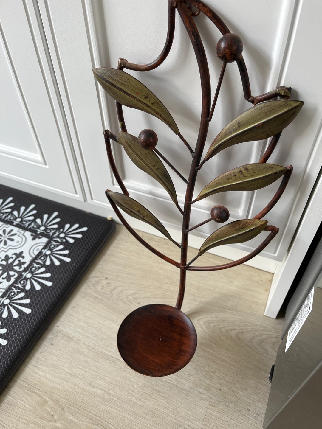 Set of 2 Leaf Wall Candle Sconces - photo 2